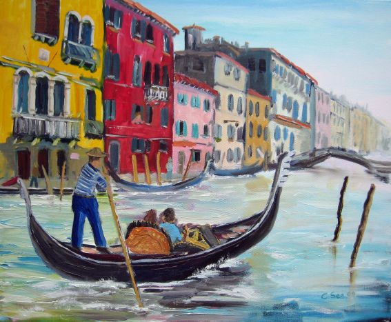 Gondola Painting | Christian Seebauer