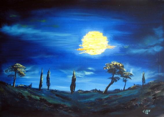 Toscana Night 06 Peinture | Christian Seebauer