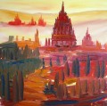 Paysages Mystic: Peintures à l'huile avec des motifs du Myanmar